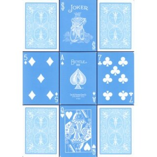 Bicycle Pastel Blue Reverse Deck