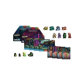 Feldherr Organizer Für Tiny Epic Cthulhu + Cult Of Chaos – 3D-gedrucktes Insert Für Ordnung & Schnellen Spielaufbau, Blau