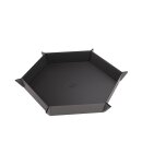 Gamegenic Magnetic Dice Tray Hexagonal Black&amp;Gray / W&uuml;rfelunterlage