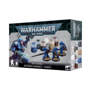 Warhammer 40.000 Space Marines Infernus Marines + Paints