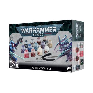 Warhammer 40.000 Paints + Tools Set