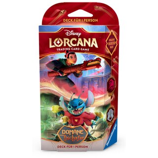 Disney Lorcana: Domäne von Dschafar - Starter Deck Rubin & Stahl