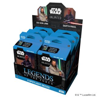 Star Wars: Unlimited – Legends of the Force-Deck Darth Maul (englisch)