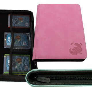 Payashell Caratex Zip-Up Album - 9-Pocket (pastel pink)