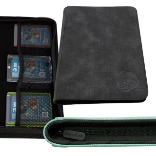 Payashell Caratex Zip-Up Album - 9-Pocket (black)