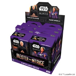 Star Wars: Unlimited – Meister der Intrige Spotlight-Deck Bundle