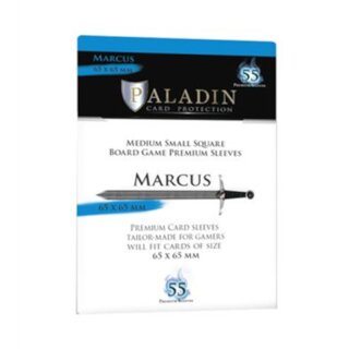 Paladin Sleeves - Marcus 65 x 65mm (55 Sleeves)