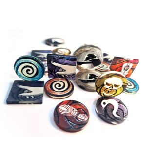 Pagan: Schicksal von Roanoke Acryl Token Set