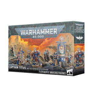 Warhammer 40.000 Space Marines Captain Titus and the Wardens of Ultramar