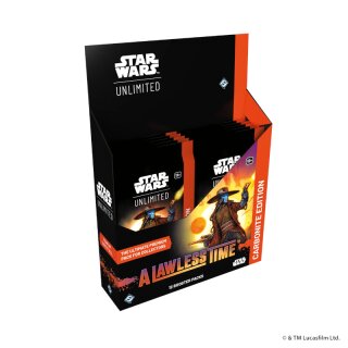 Star Wars: Unlimited – A Lawless Time Carbonite-Booster-Display (englisch)