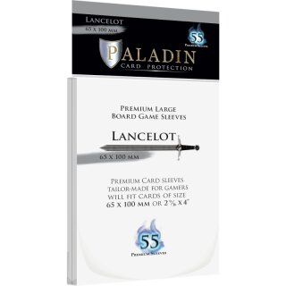 Paladin Sleeves - Lancelot Premium 65 x 100mm (55 Sleeves)