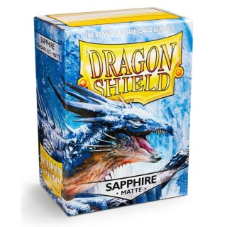 Dragon Shield Card Sleeves - Matte Sapphire (100) -...