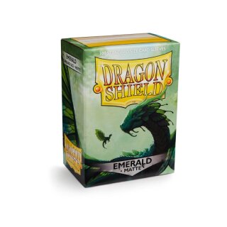 Dragon Shield Card Sleeves - Matte Emerald (100) - Standard Size