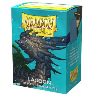 Dragon Shield Card Sleeves: Dual Matte Lagoon (100) - Standard Size