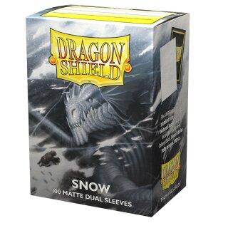 Dragon Shield Card Sleeves: Dual Matte Snow - Standard Size