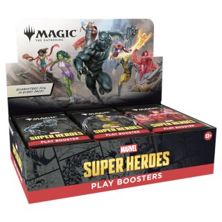 MTG - Marvel Super Heroes Play-Booster Display (englisch)