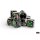 Chessex Würfelset/Diceset Brush Paintball/green 16mm D6