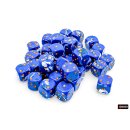 Chessex Würfelset/Diceset Brush Wavebreak/gold 12mm D6