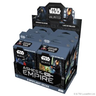 Star Wars: Unlimited – Ashes of the Empire Spotlight-Deck Bundle (englisch)