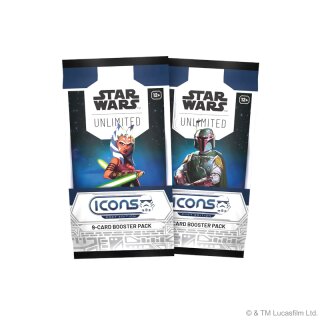 Star Wars: Unlimited – Icons 2027 Edition (Booster-Pack) (englisch)
