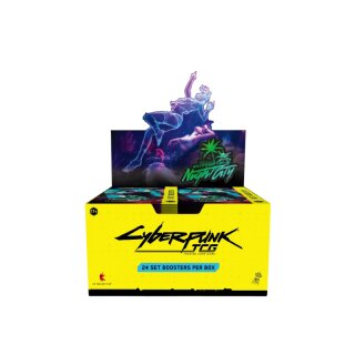 Cyberpunk TCG - Welcome To Night City Booster Display (englisch)