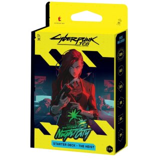 Cyberpunk TCG - Welcome To Night City Starter Deck - The Heist (englisch)