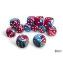 Chessex Würfelset/Diceset Gemini Purple-Teal/gold...
