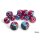 Chessex Würfelset/Diceset Gemini Purple-Teal/gold 16mm D6