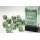 Chessex Würfelset/Diceset Marble Green/Dark Green 16mm D6