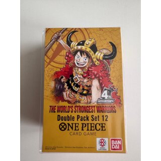 One Piece Card Game Double Pack DP-12 - The Worlds Strongest Warrior