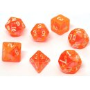 RPG Würfelset Transparent: Coral