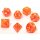 RPG Würfelset Transparent: Coral