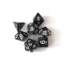 RPG Würfelset Pearl: Black/White
