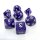 RPG Würfelset Pearl: Purple/White
