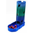 W&uuml;rfelturm/ Dice Tower Tray - Brettspiel-Paradies blau