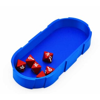 Würfelturm/ Dice Tower Tray - Brettspiel-Paradies Multicolor blau / lila