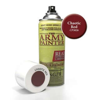 The Army Painter - Base Primer - Chaotic Red Spray (400ml)