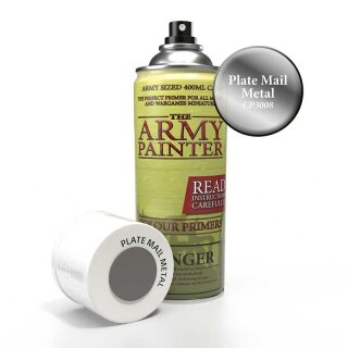 The Army Painter - Base Primer - Plate Mail Metal Spray (400ml)