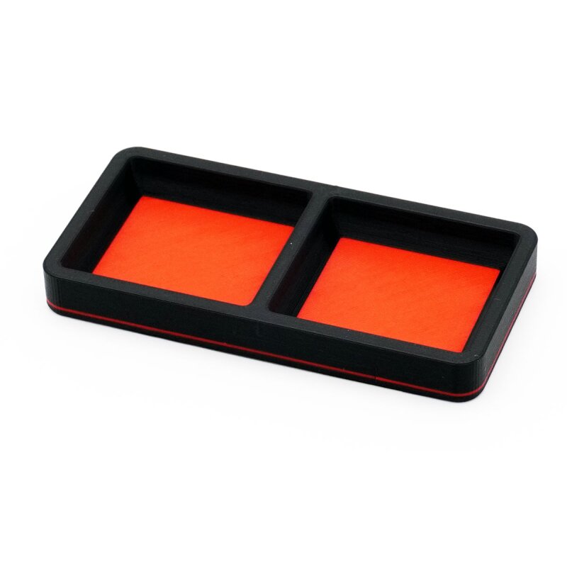 Universal Game Tray Tray Größe 2 mit zwei Fächern, 7,99
