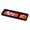 UGT - Tray Gr&ouml;&szlig;e 3 mit zwei F&auml;chern dunkelgr&uuml;n