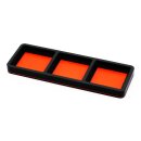 UGT - Tray Gr&ouml;&szlig;e 3 mit drei F&auml;chern orange