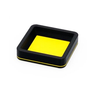 UGT - Deckholder groß - flach gelb