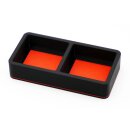 UGT - Tray Gr&ouml;&szlig;e 2 mit zwei F&auml;chern - hoch dunkelblau