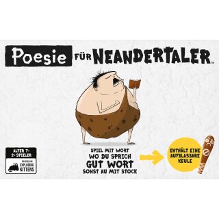 Poesie für Neandertaler