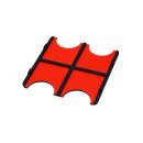 UGT - Kartenboard f&uuml;r kleine Karten 2 x 2 rot