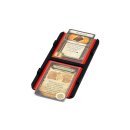 UGT - Kartenboard f&uuml;r kleine Karten 2 x 1 grau