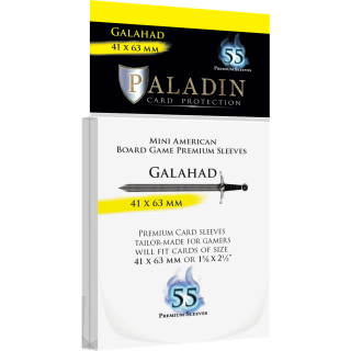 Paladin Sleeves - Galahad Premium 41 x 63mm (55 Sleeves)...
