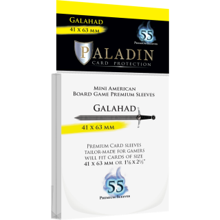 Paladin Sleeves - Galahad Premium 41x63mm (55 Sleeves)...