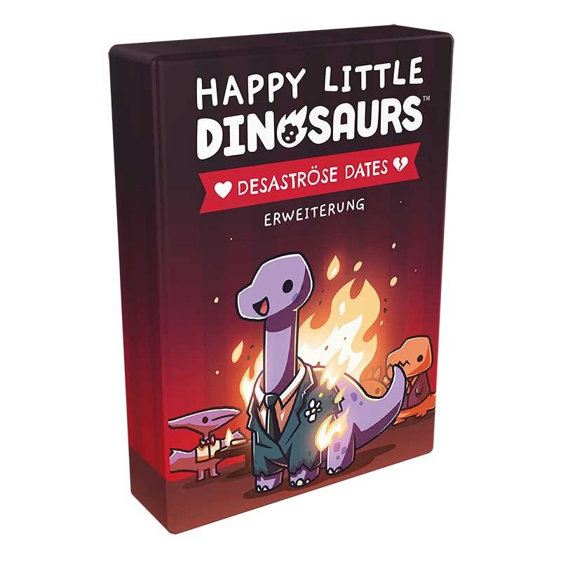 Unstable Games Happy Little Dinosaurs: Problemi Puberali - Espansione Gioco Di Carte In Tedesco, 54 Carte, 2-4 Giocatori, 8+ Anni - 4